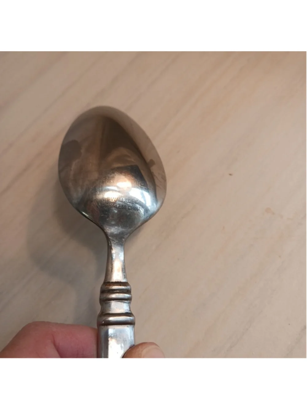 Set Of 5 Wallace Silver La Rochelle WAS205 Stainless Steel TABLESPOONS 7.25